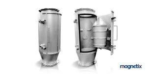 De in-line magnetische scheider van het SRM-type